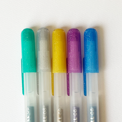 Gelly roll retractil - set 5
