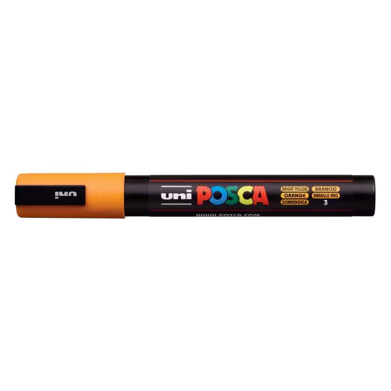 Posca PC 5M Bright Yellow Orange(unidad)