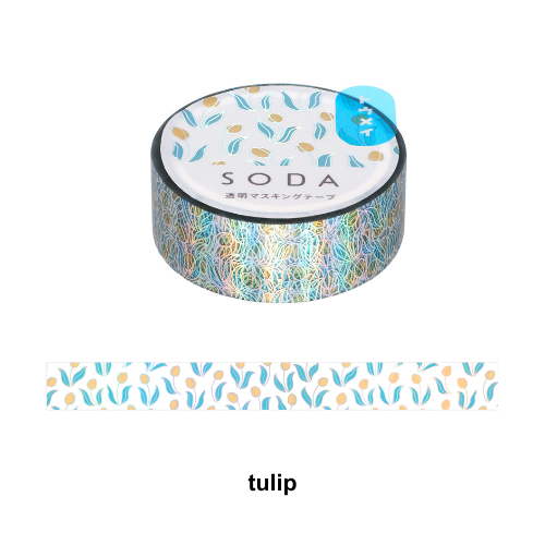 Soda Washi Tape - Tulip