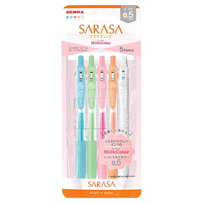 Sarasa Milk Zebra- set de 5