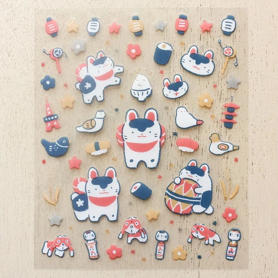 Masao Takahata - Festival Dog Hariko Sticker
