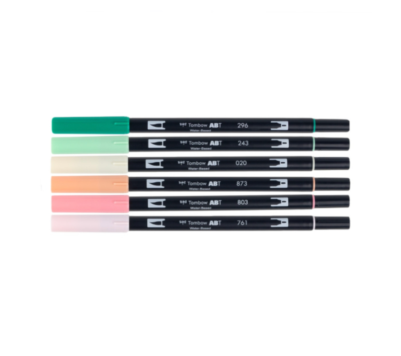 Tombow Dual 6 just Peachy