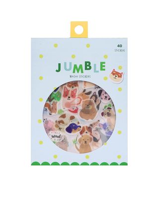 Jumble Washi Stickers - Dog