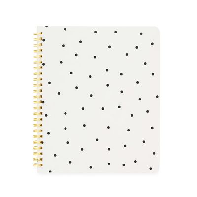 Cuaderno Sugar Paper- Cream + Black Scatter Dot