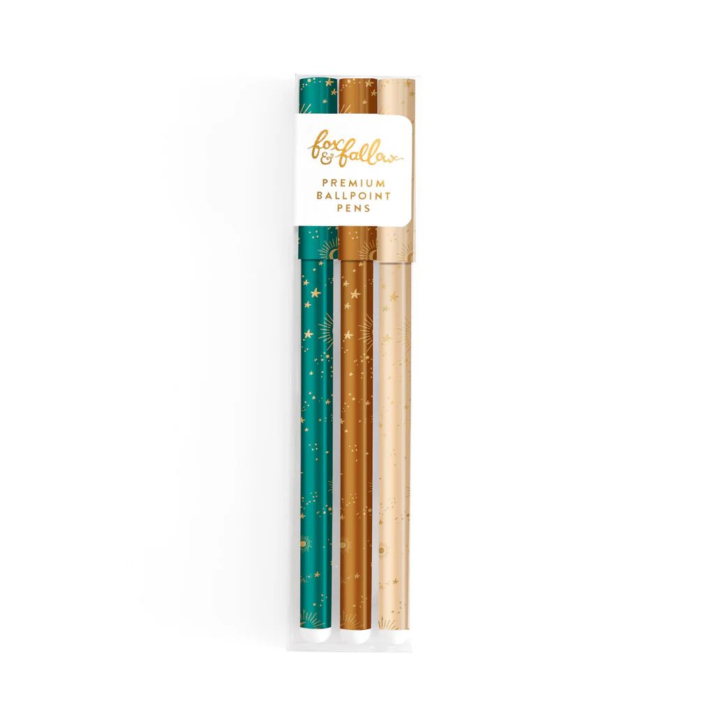 Ballpoint Pen Pack - Earth Constellation