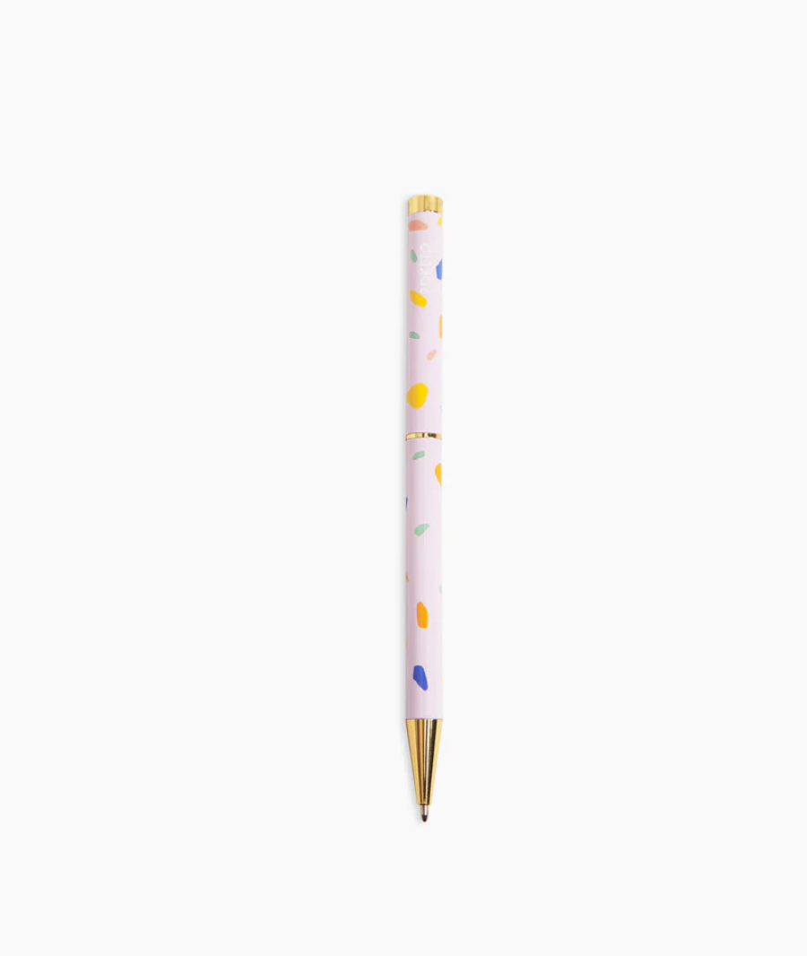 Pattern Twist Pen - Pink