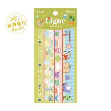 BGM Ligne Gold Foil Sticker Pack - Home Colors