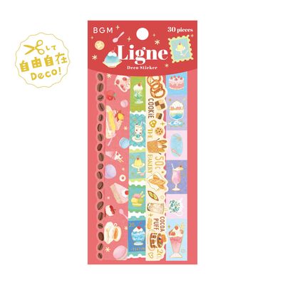 BGM Ligne Gold Foil Sticker Pack - Sweet Parlor