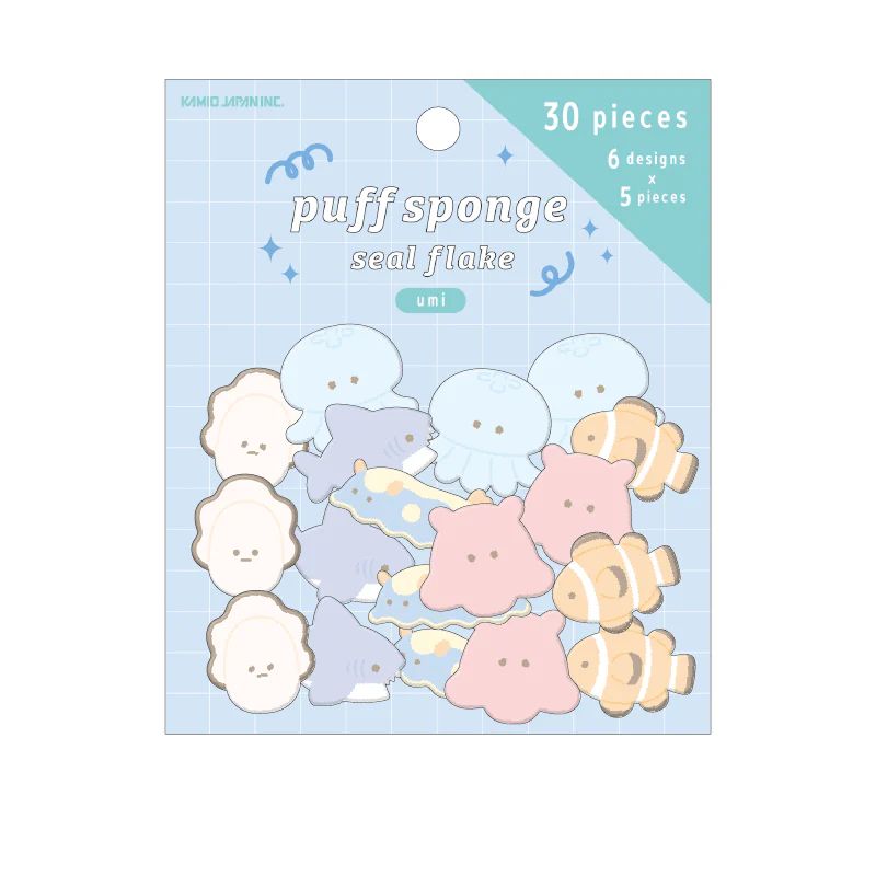 Kamio Japan puff Stickers- Umi