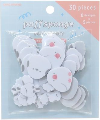 Kamio Japan puff Stickers- buncho&amp;shimaenaga