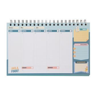 Planificador semanal - Tareas planes y a conseguirlo