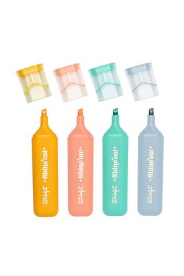 Set de 4 relatadores con glitter - Shine on!