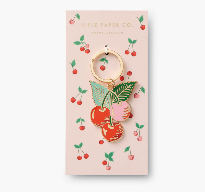 Enamel Keychain - Cherries
