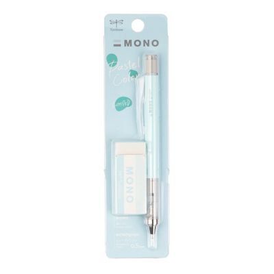 Mechanical Pencil + Eraser Ice Blue