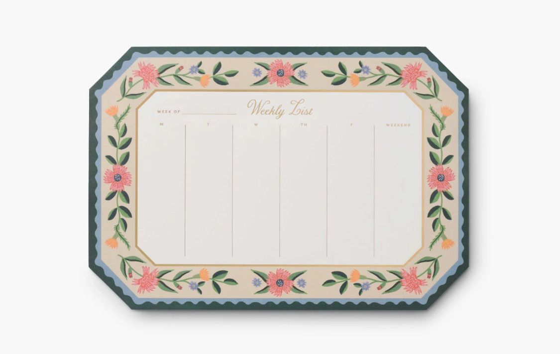 Aster Weekly Pad