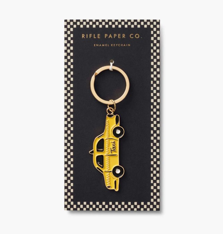 Enamel Keychain New York