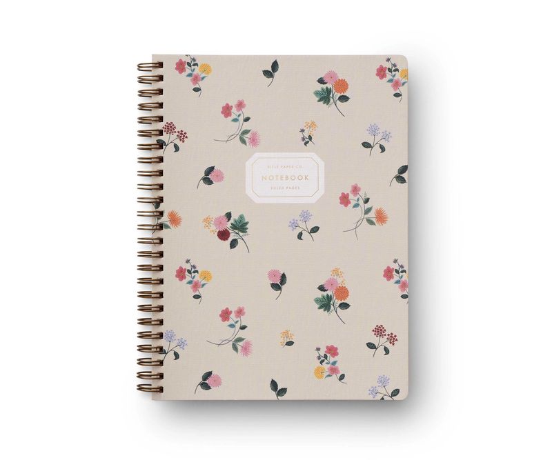 Spiral Notebook - Ditsy Dahlia