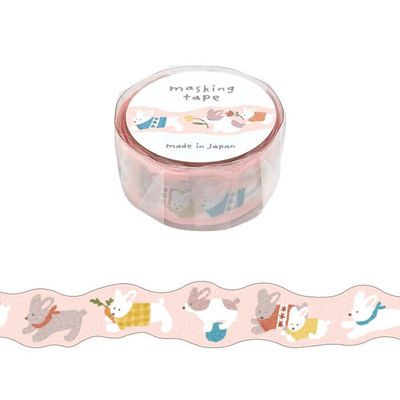 Clear Washi tape - Die cut Rabbit