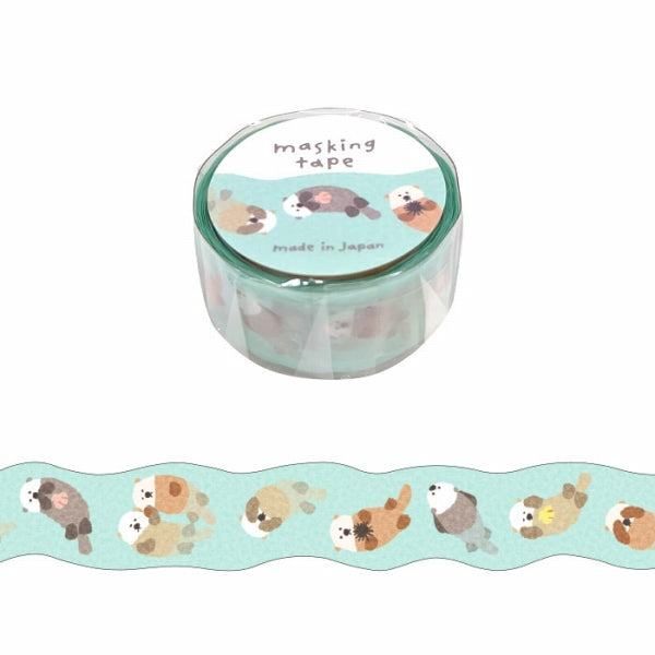 Clear Washi tape - Die cut Sea Otters