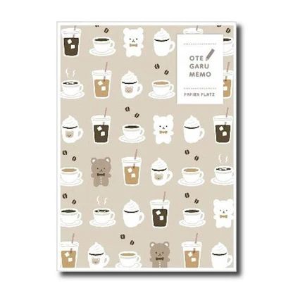 Memo Pad - Coffee &amp; Bear