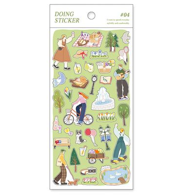 Doing Stickers Stroll