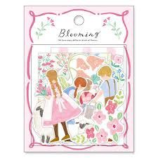 blooming Stickers Pink