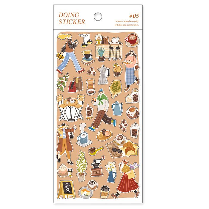 Doing Stickers Cafe