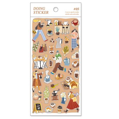 Doing Stickers Cafe