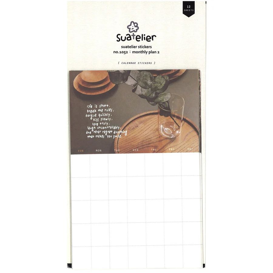 monthly plan Calender Sticker 2