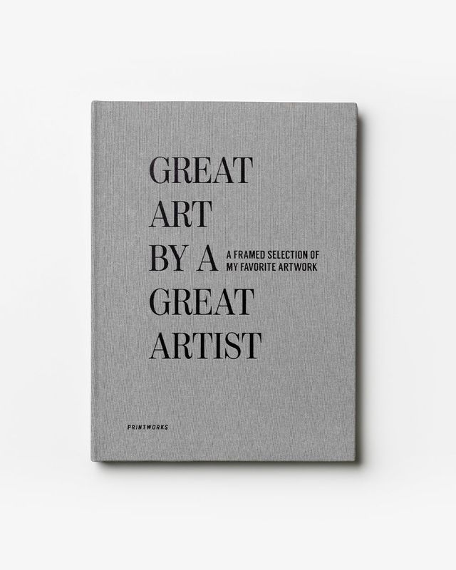 Frame book - Great Art. Grey