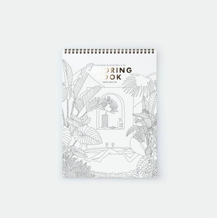 Coloring Book - Exotic Bathub