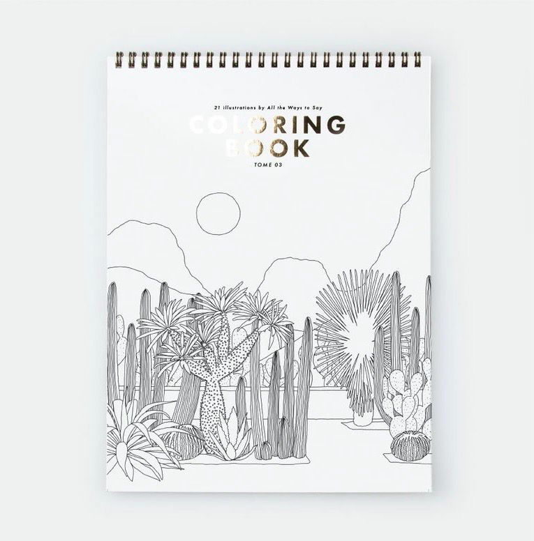 Coloring Book - Cactus &amp; Plants