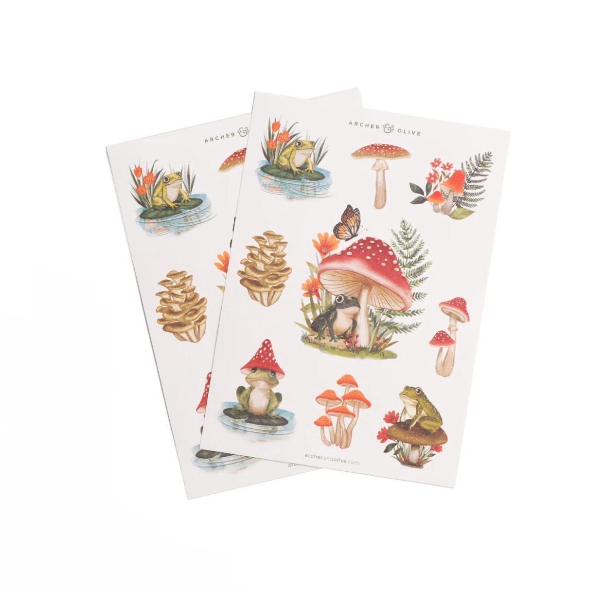 Mushroom Monarch Sticker Set