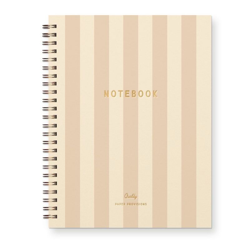 Striped Signature Notebook