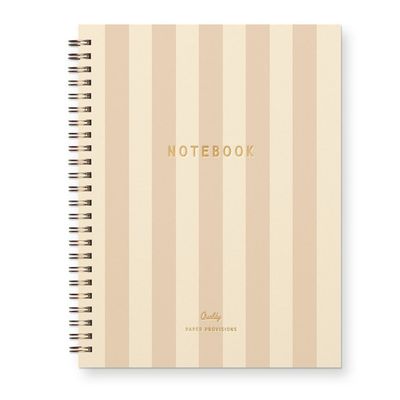 Striped Signature Notebook