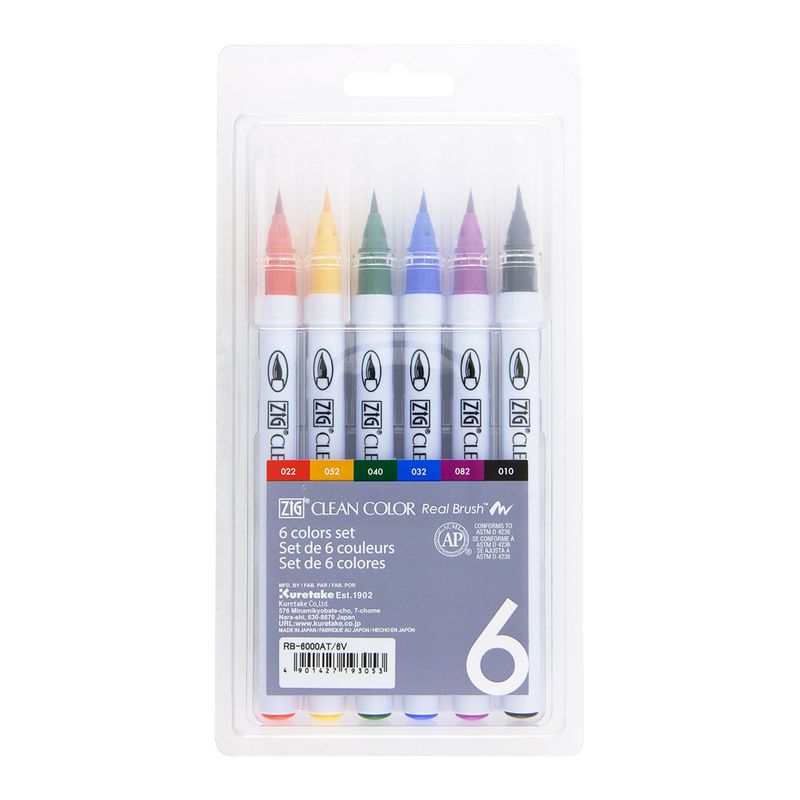 Zig Real brush - set de 6