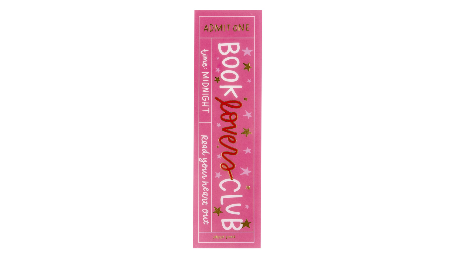 Book Lovers Club Transparent Bookmark 1