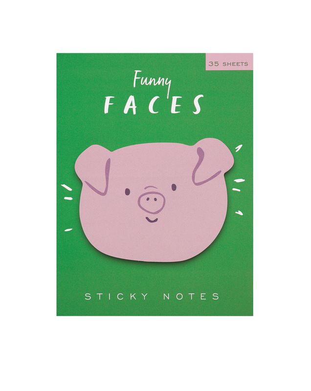 Funny Faces Sticky notes - Pig