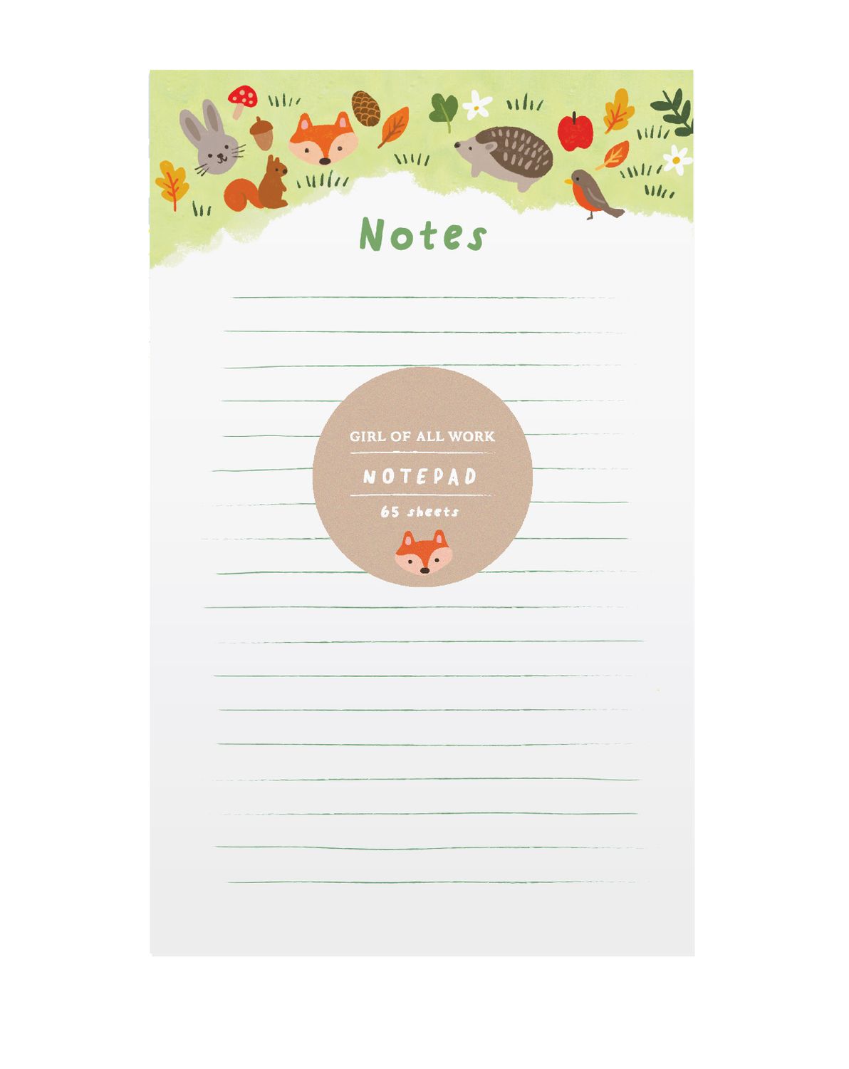 Notepad Forest Animal
