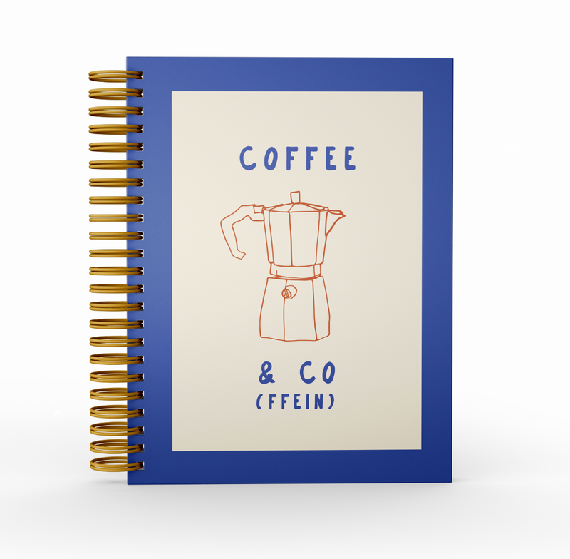 Espiral Dominga Líneas - Coffee