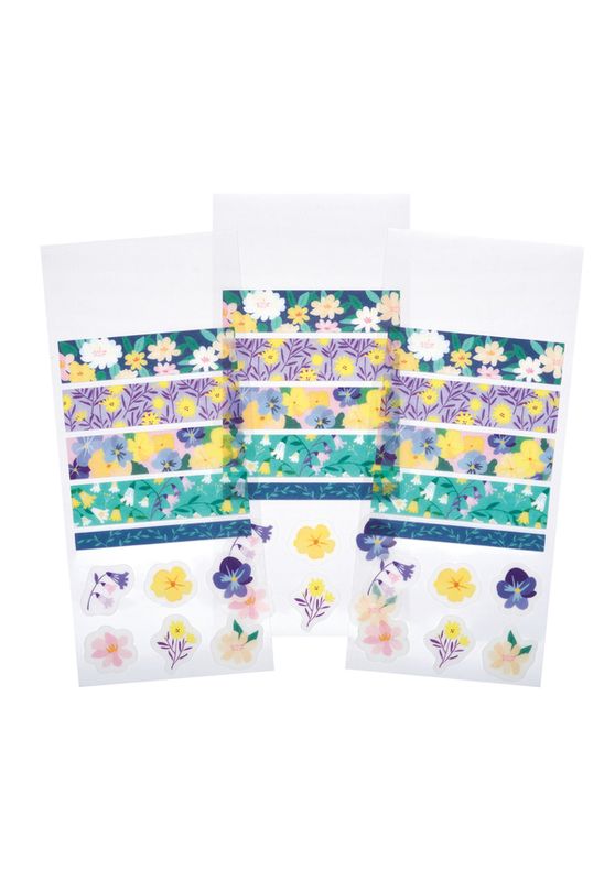 WASHI STICKERS - MIDNIGHT GARDEN