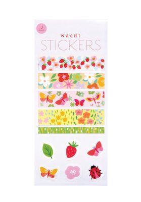 WASHI STICKERS - FIELDS AND FLOWERS