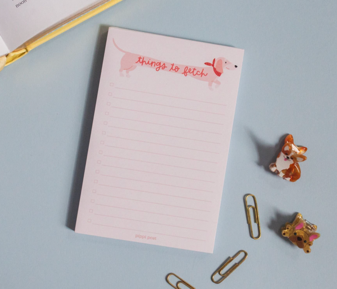 Things To Fetch Dog Notepad