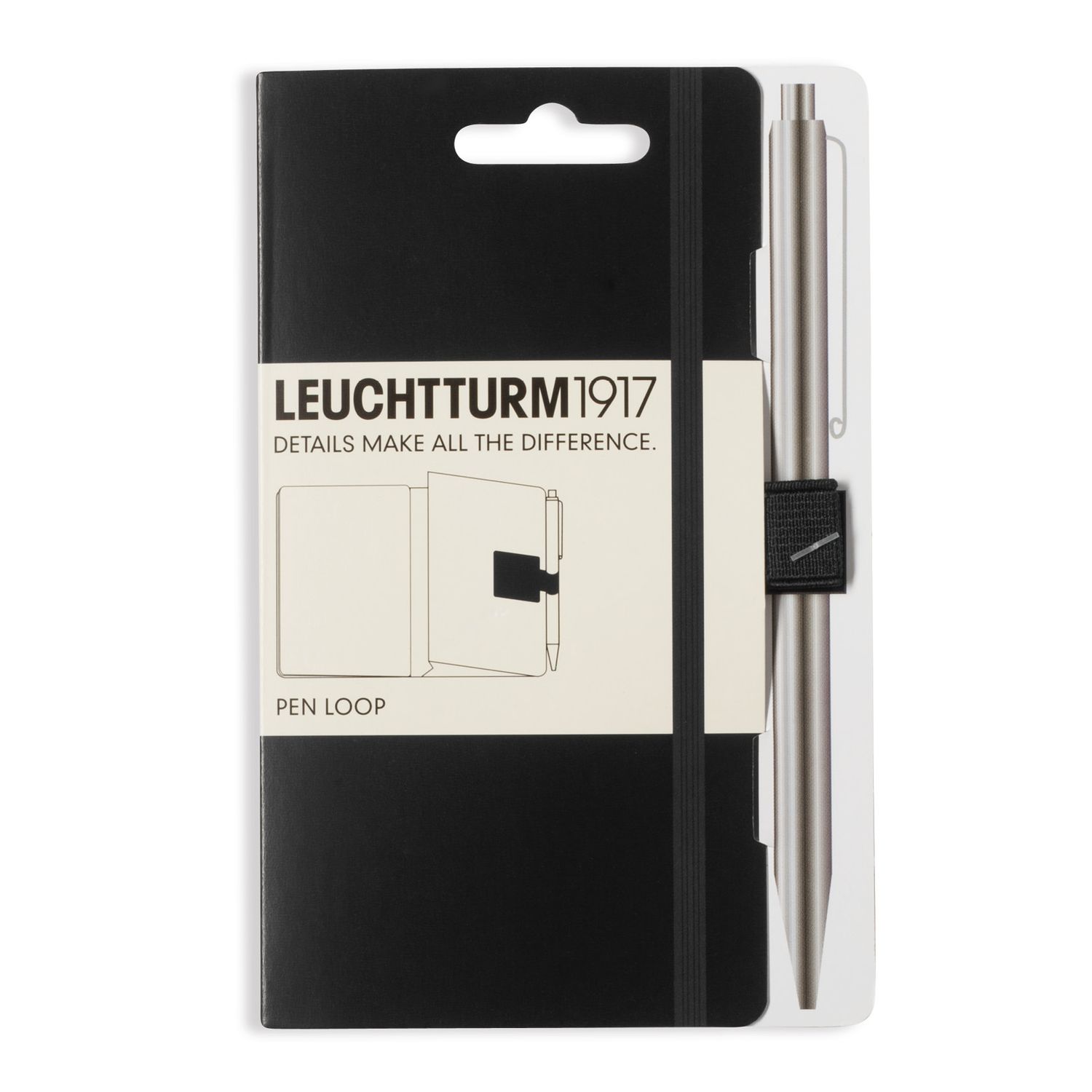 Leuchtturm - Pen loop - Black