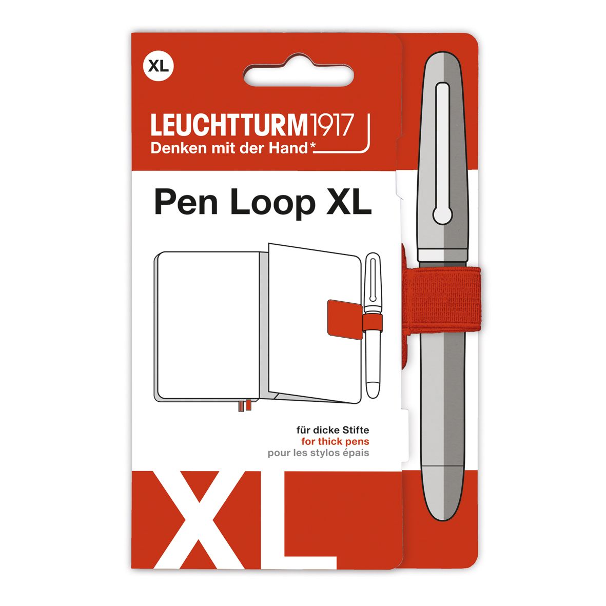 Leuchtturm - Pen loop XL- Fox red
