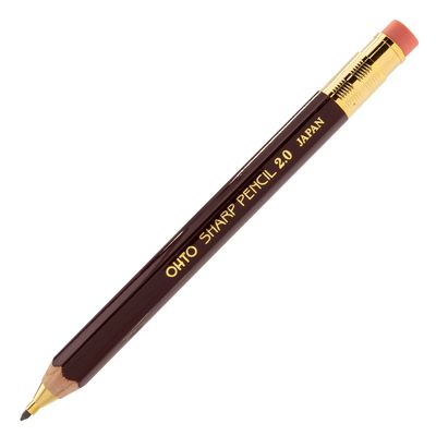 Ohto Sharp Pencil 2.0 MM - Deep Red