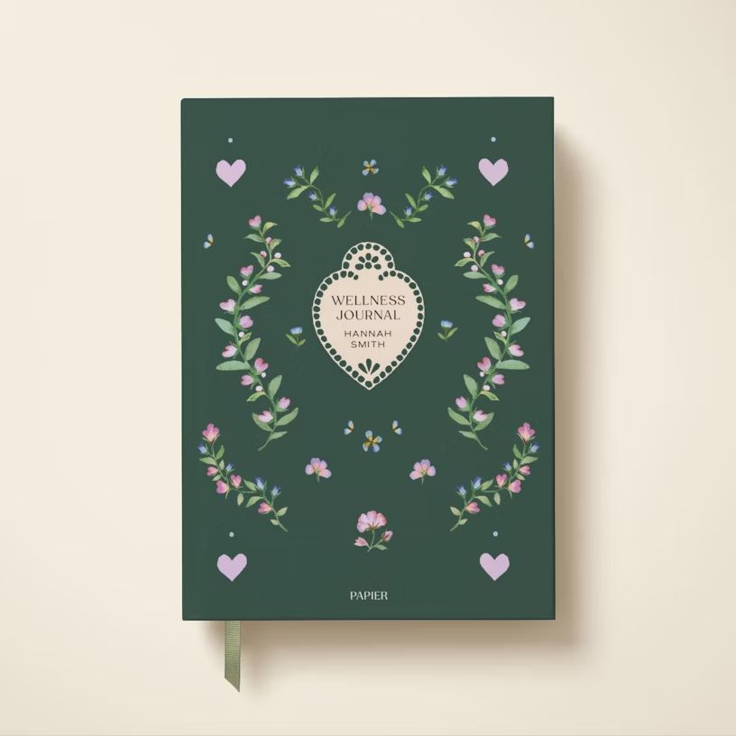 Wellness Journal - Pressed Flowers