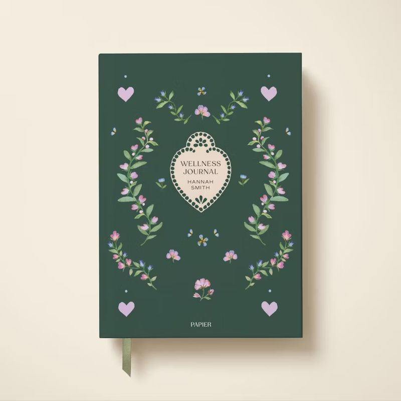 Wellness Journal - Pressed Flowers