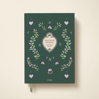Wellness Journal - Pressed Flowers