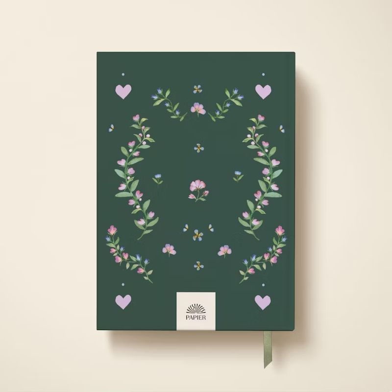 Wellness Journal - Pressed Flowers